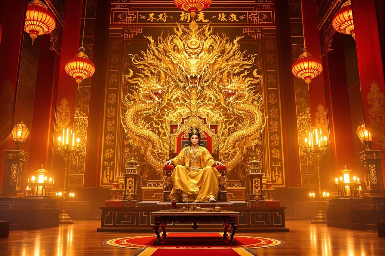 68影院出品古装权谋剧《锦绣未央》华丽海报